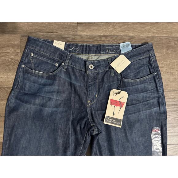 Levi's Bold Curve Straight Leg Dark Wash Jeans Size 33 x 32 NWT - Picture 2 of 8